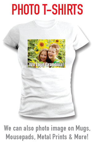 full color photo printing in Mesa, AZ for shirts, hats, bags and more. Tower Media Group, East Valley printing company over 25 years
